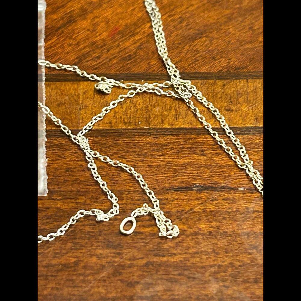 925 sterling silver necklace 18 inch h67 0.93g